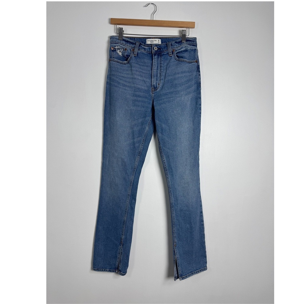 Casual Abercrombie & Fitch Women 28 6R Skinny Jeans Blue High Rise Side Slit Hem